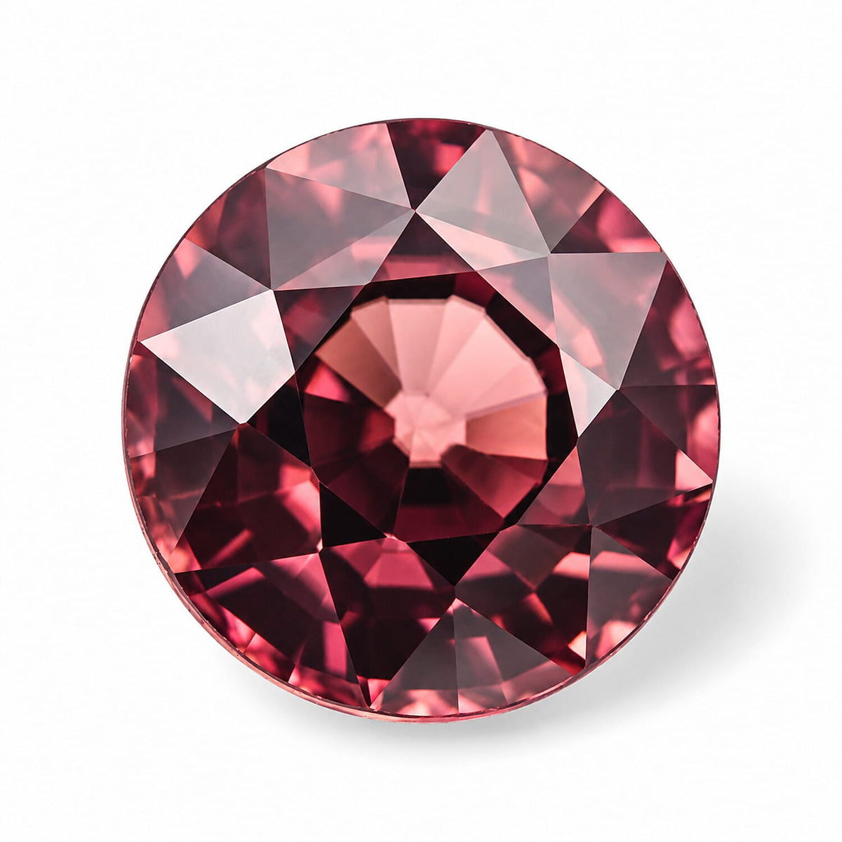 AAA Red Zircon (Rnd Free Size) 2.00 ctw