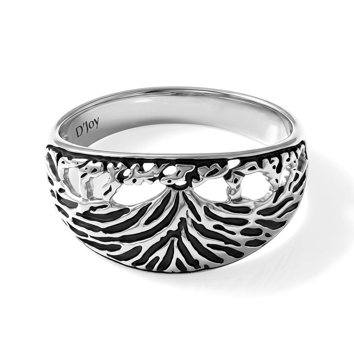 D'Joy Bali Legacy Kintamani Volcano Ring in Sterling Silver (Size 10.0) 3.80 Grams
