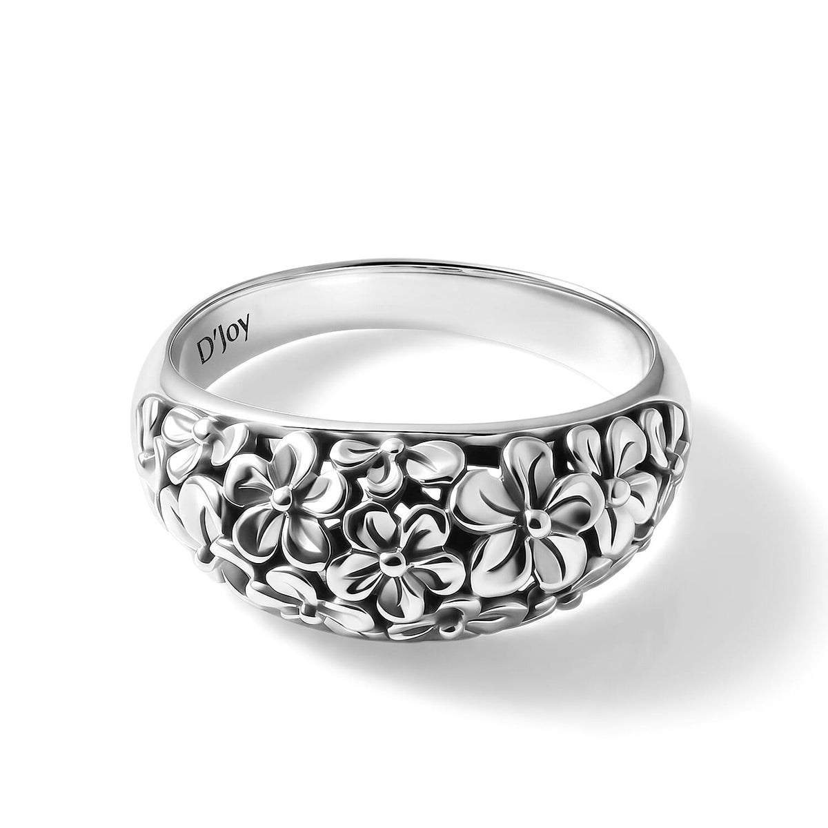 D'Joy Bali Legacy Kintamani Volcano Ring in Sterling Silver (Size 10.0) 3.80 Grams