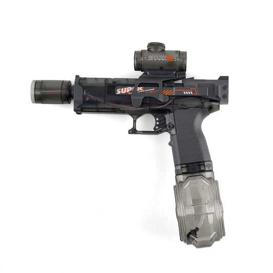 Black Electric Fire Water Gun with Light (Included 3.7V 500mAh Li-on Battery)