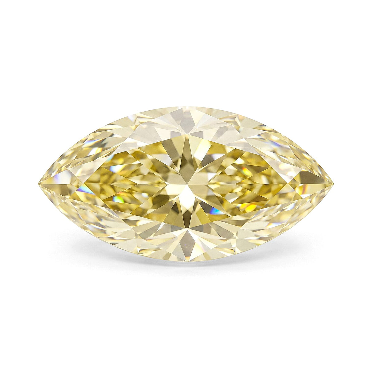 Yellow Diamond (SI2) (Mrq 7x5 mm) 1.03 ctw
