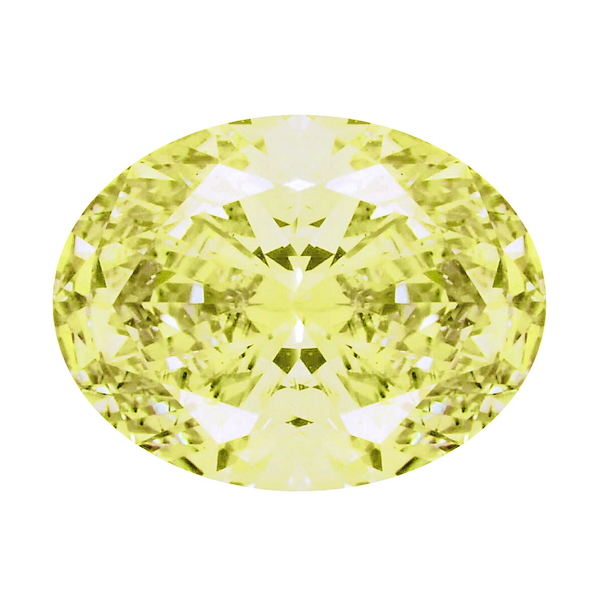 Yellow Diamond (VS2) (Ovl 7x5 mm) 1.10 ctw