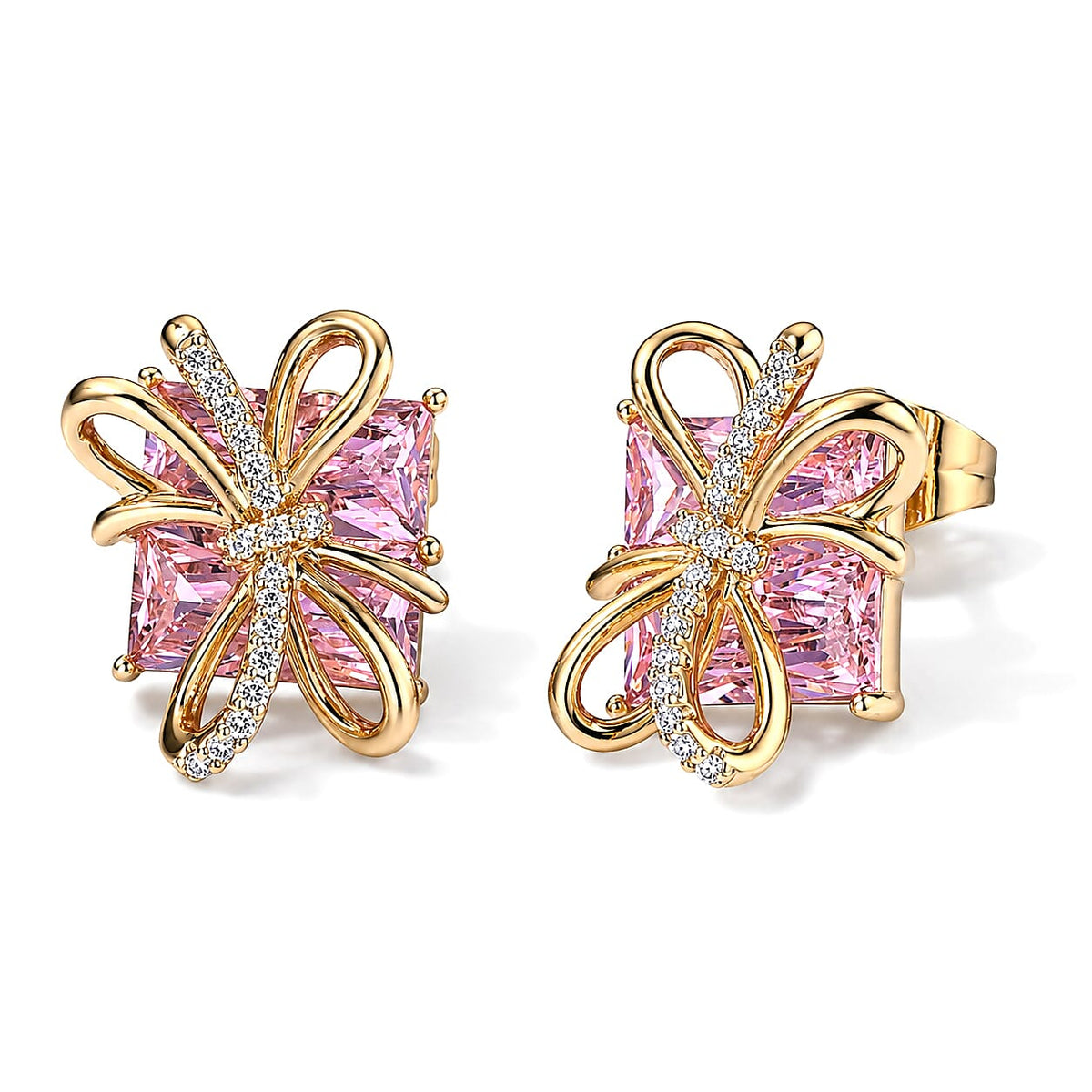 Simulated Diamond Earrings in