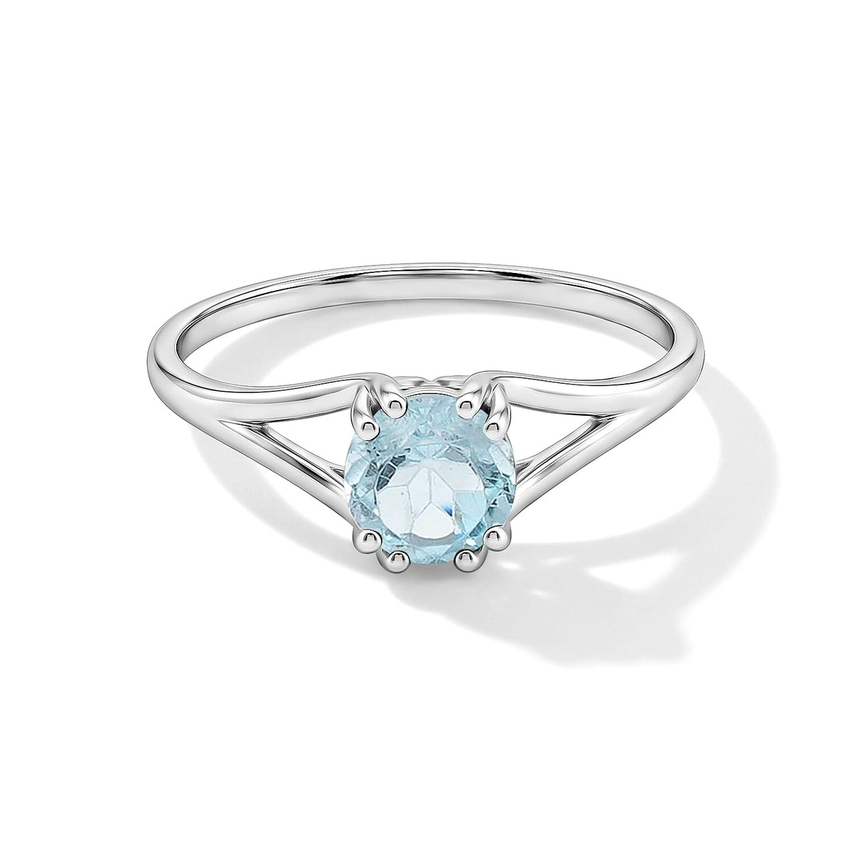 Simulated Yellow Diamond Solitaire Ring in Sterling Silver (Size 7.0) 2.15 ctw