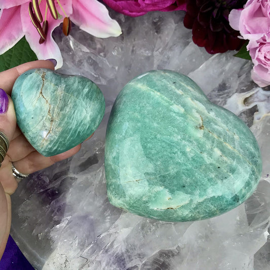 Amazonite Heart