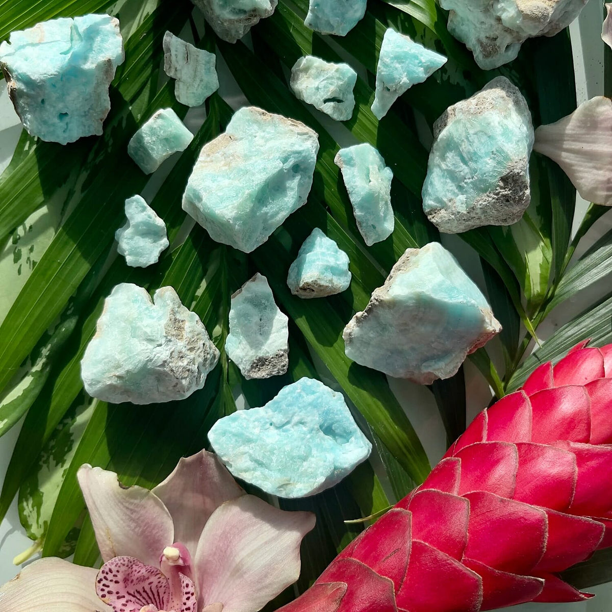 Natural Blue Aragonite 220ctw (Ships in 8-10 Business Days)