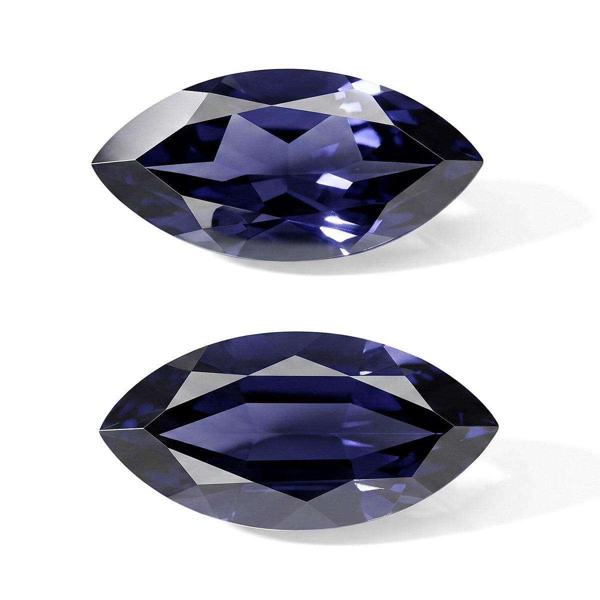 Iolite Set of 2 (Mrq 10x5 mm) 1.35 ctw