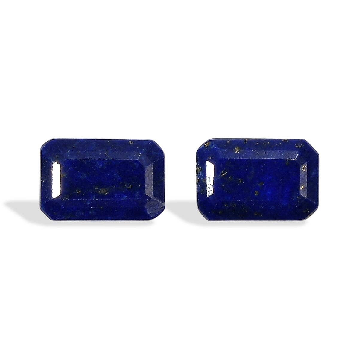AA Lapis Lazuli Set of 2 (Oct 6x4 mm) 0.83 ctw