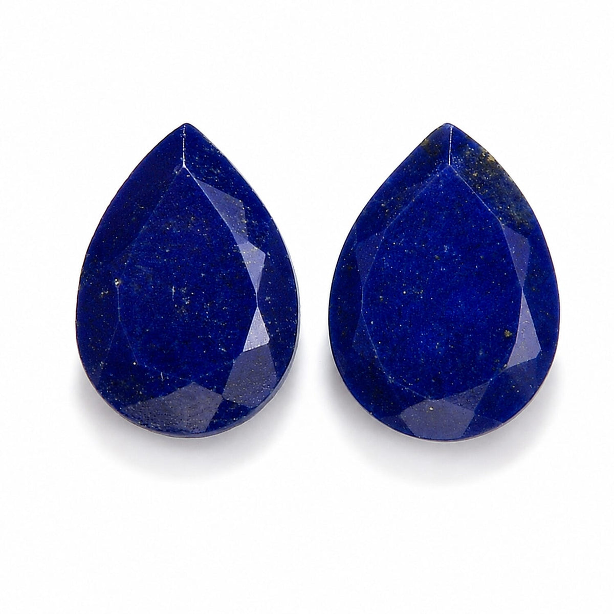 AA Lapis Lazuli Set of 2 (Pear 7X5 mm) 1.14 ctw