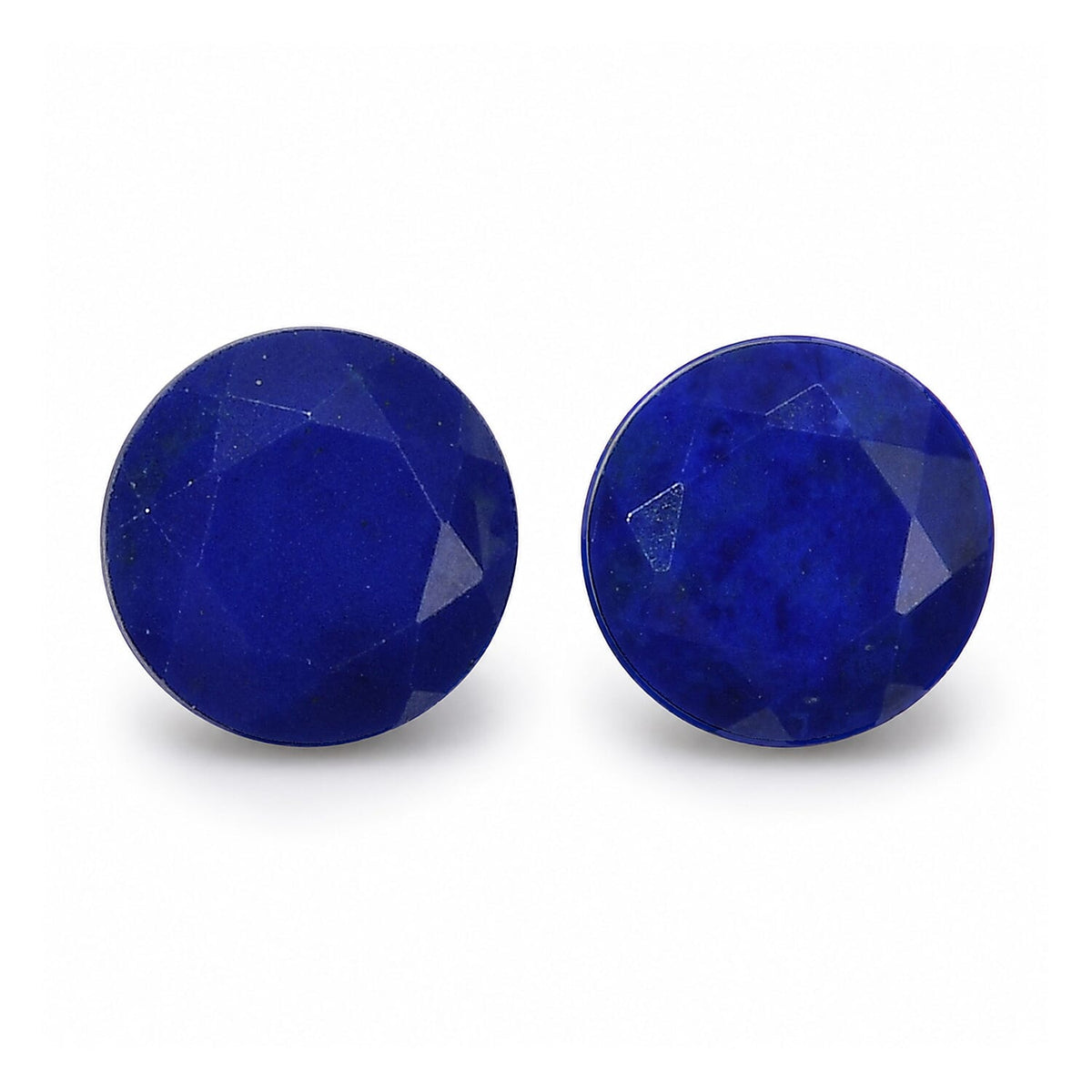 AA Lapis Lazuli Set of 2 (Rnd 6 mm) 1.29 ctw