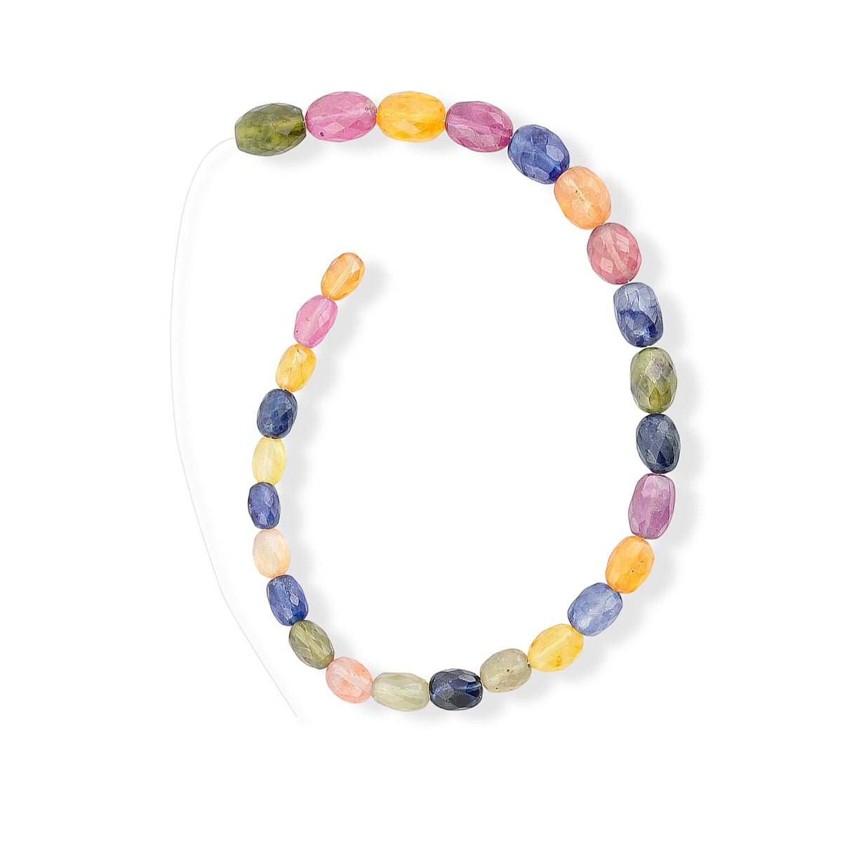 Premium Multi Sapphire Necklace (Adjustable) 63.75 ctw