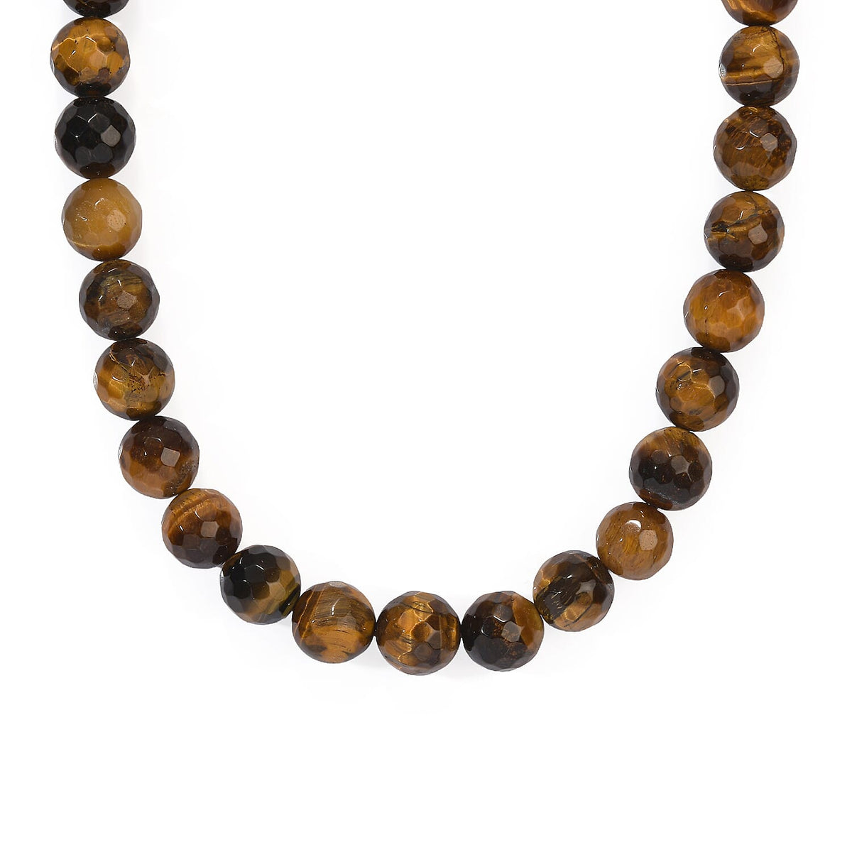 Tigers Eye Beaded Necklace (15 Inches) 275.40 ctw