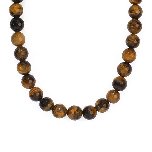 Tigers Eye Beaded Necklace (15 Inches) 275.40 ctw