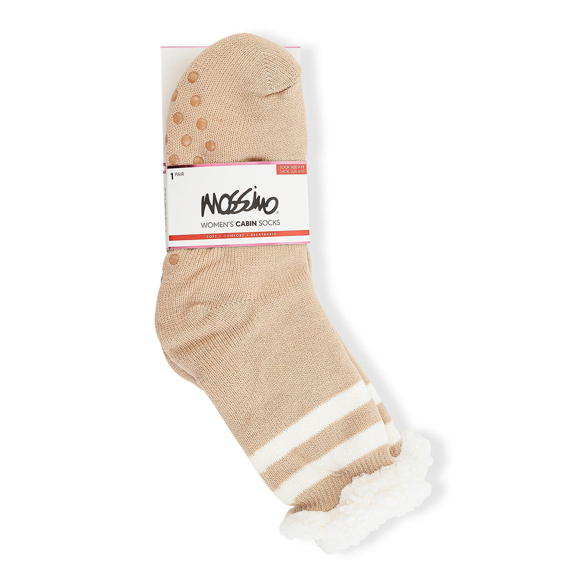 Mossimo Womens Taupe Cabin Socks