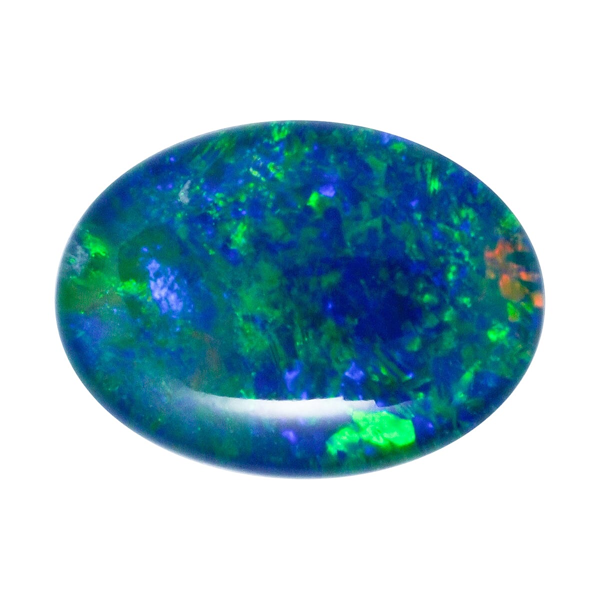 AAAA Australian Black Ridge opal Oval Free Size 0.70 ctw