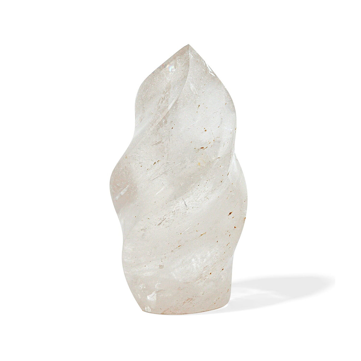 Clear Quartz Flame 4-5"