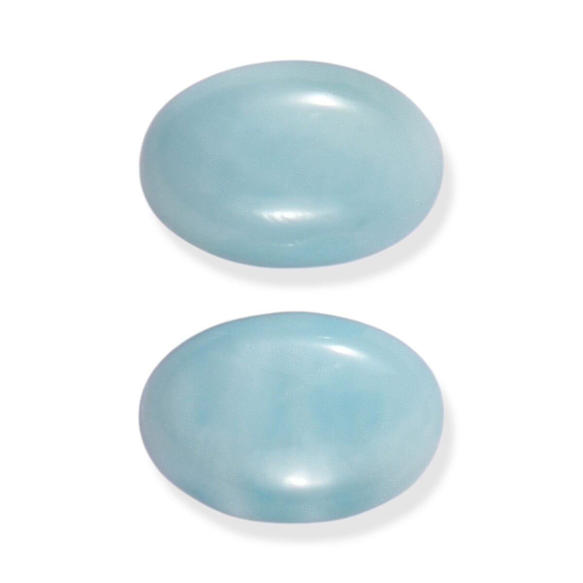 Larimar Set of 2 (Ovl 6x4 mm) 1.02 ctw