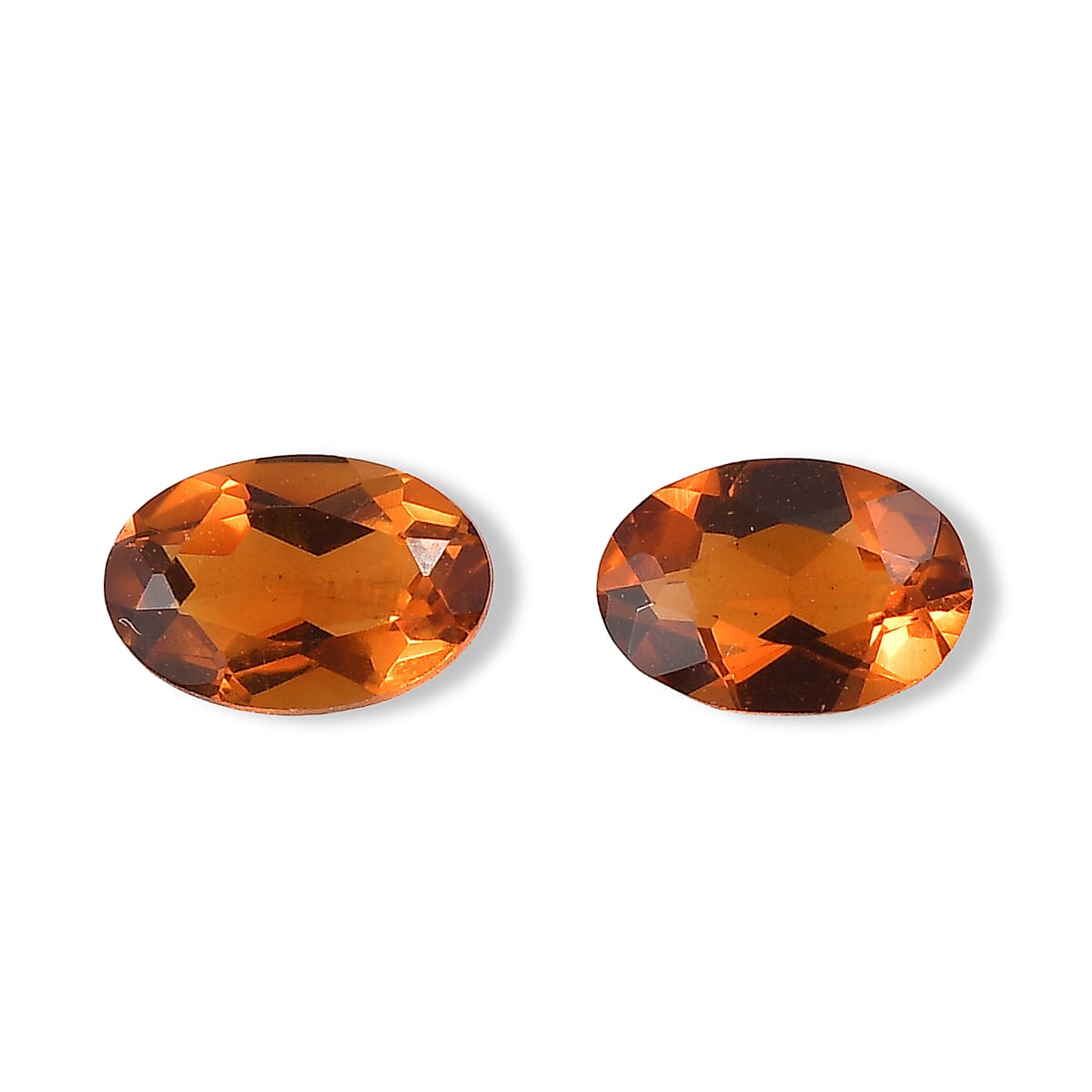 AA Santa Ana Madeira Citrine Set of 2 (Ovl 6x4 mm) 0.68 ctw