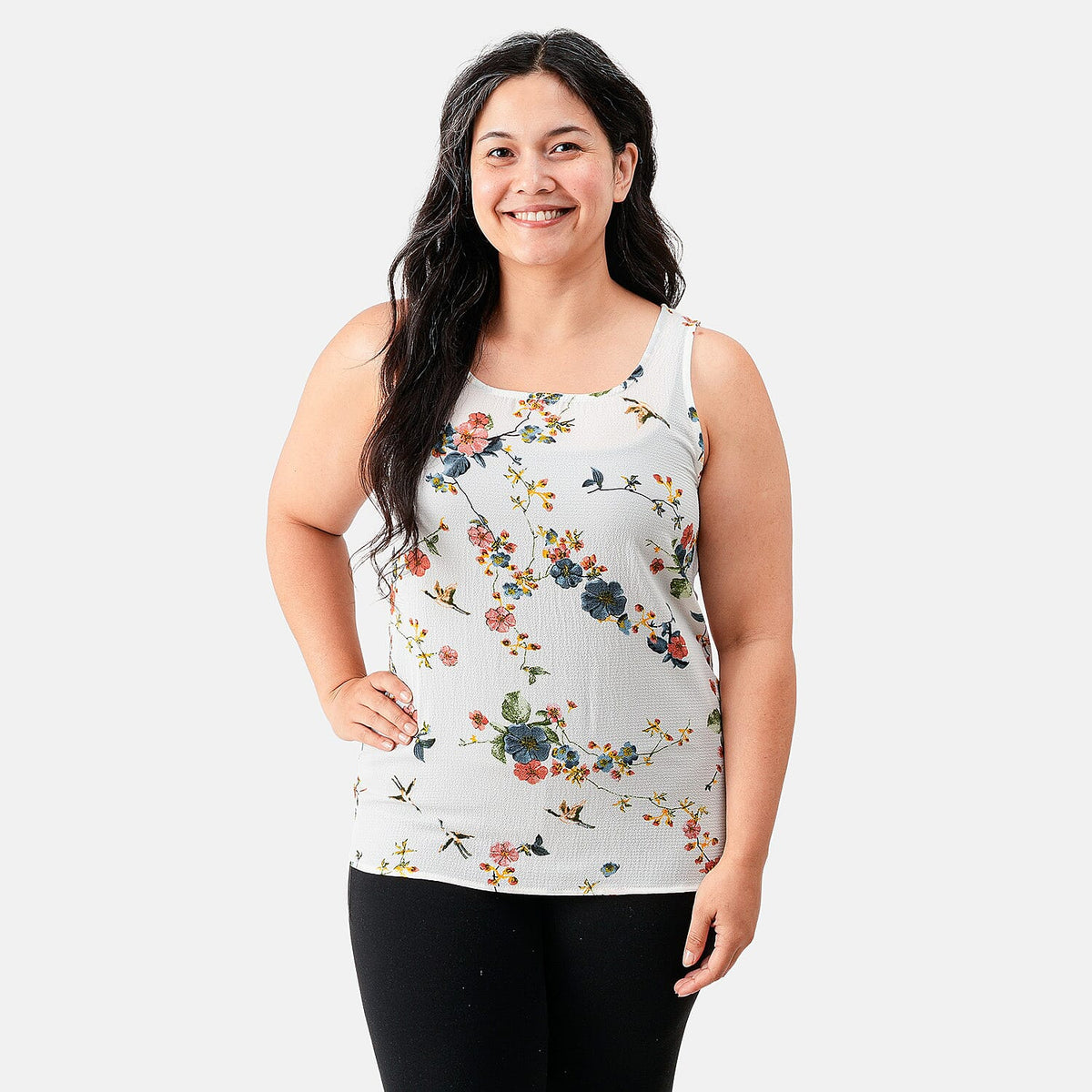 Molly and Rose Ultra Pink Tank Top S