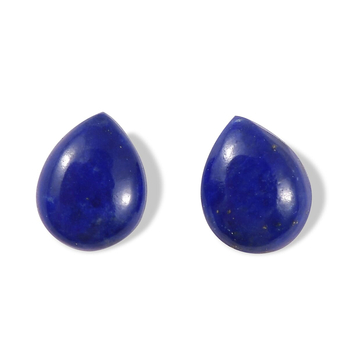 Lapis Lazuli Set of 2 (Pear 5x4 mm) 0.65 ctw