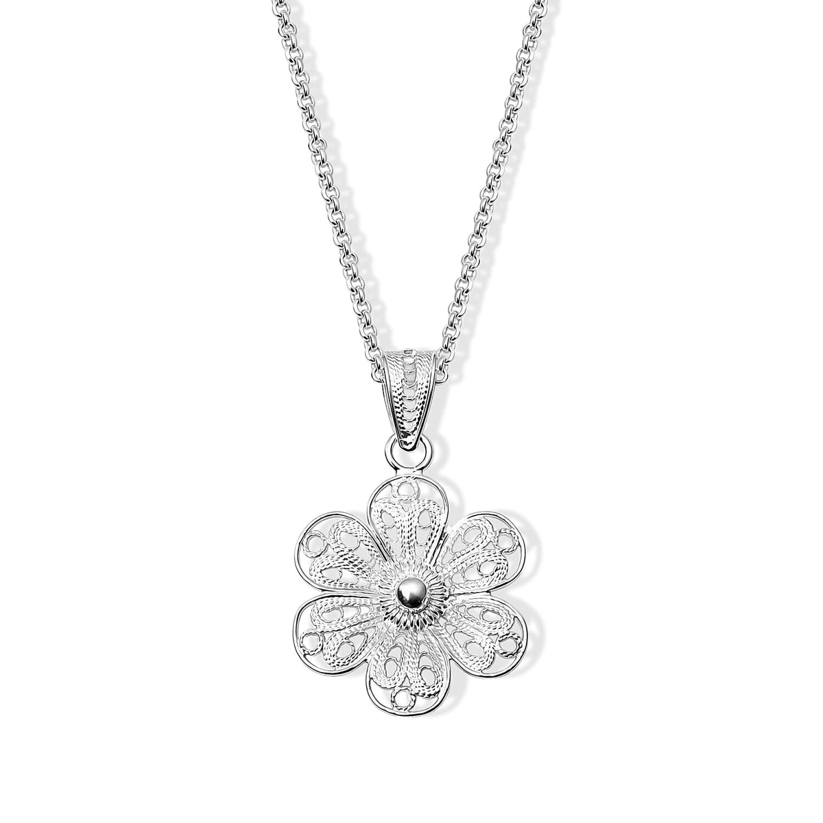 Treble Clef Pendant without Chain in Sterling Silver 2 Grams