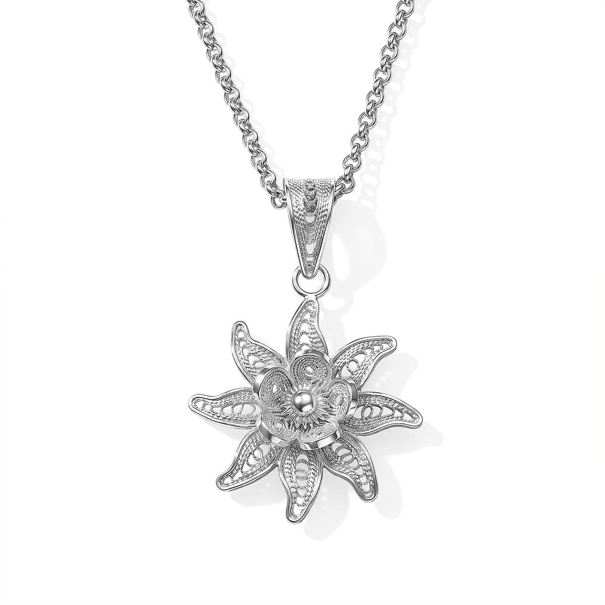 Treble Clef Pendant without Chain in Sterling Silver 2 Grams