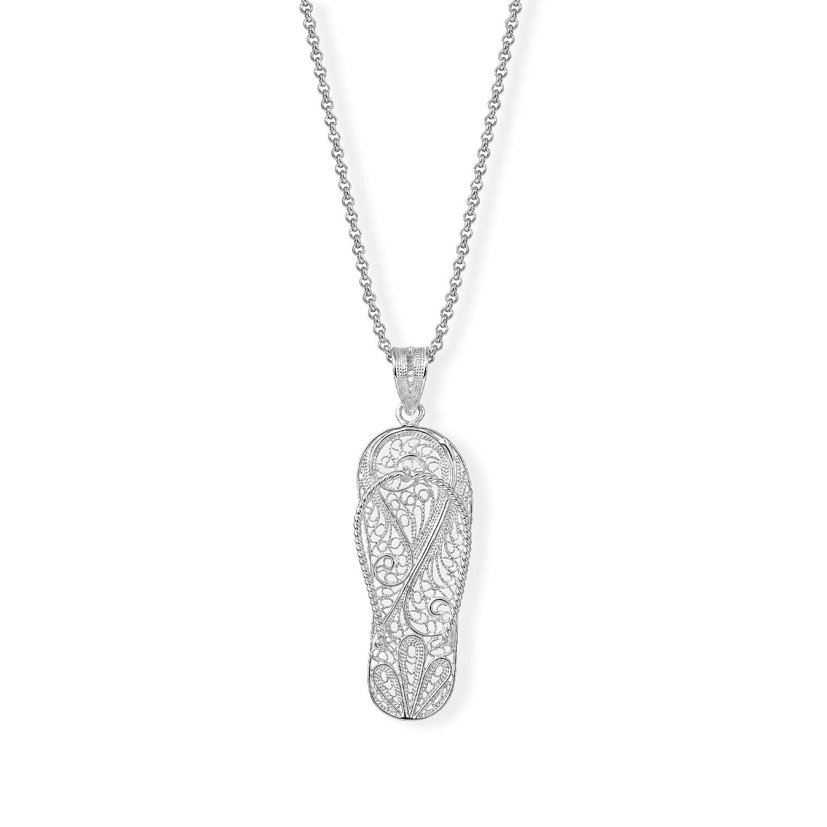 Filigree Turtle Pendant Without Chain in Sterling Silver 3.15 Grams