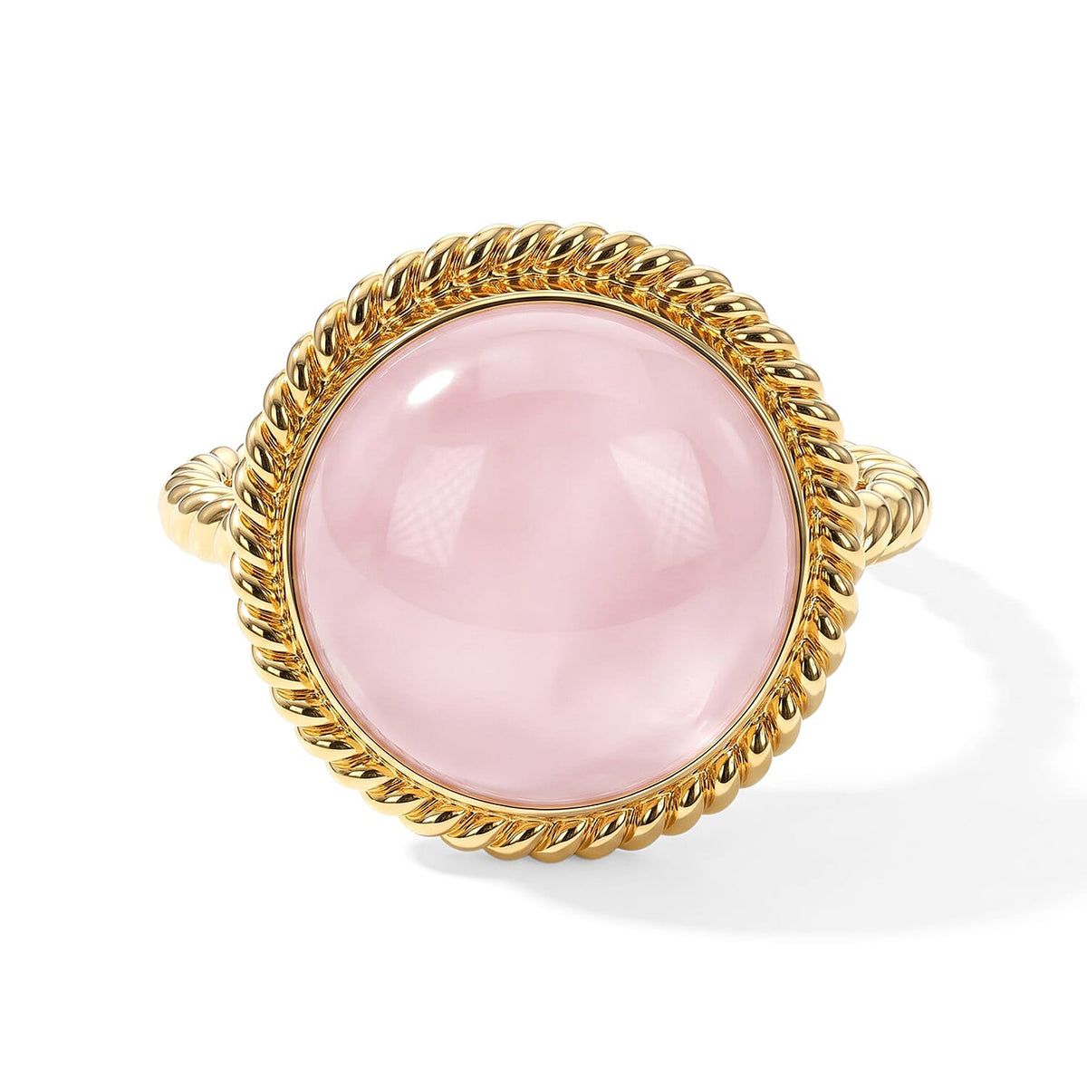 EverTrue Kunzite 13.50 ctw Ring in 18K YG Plated (Size 7.0)