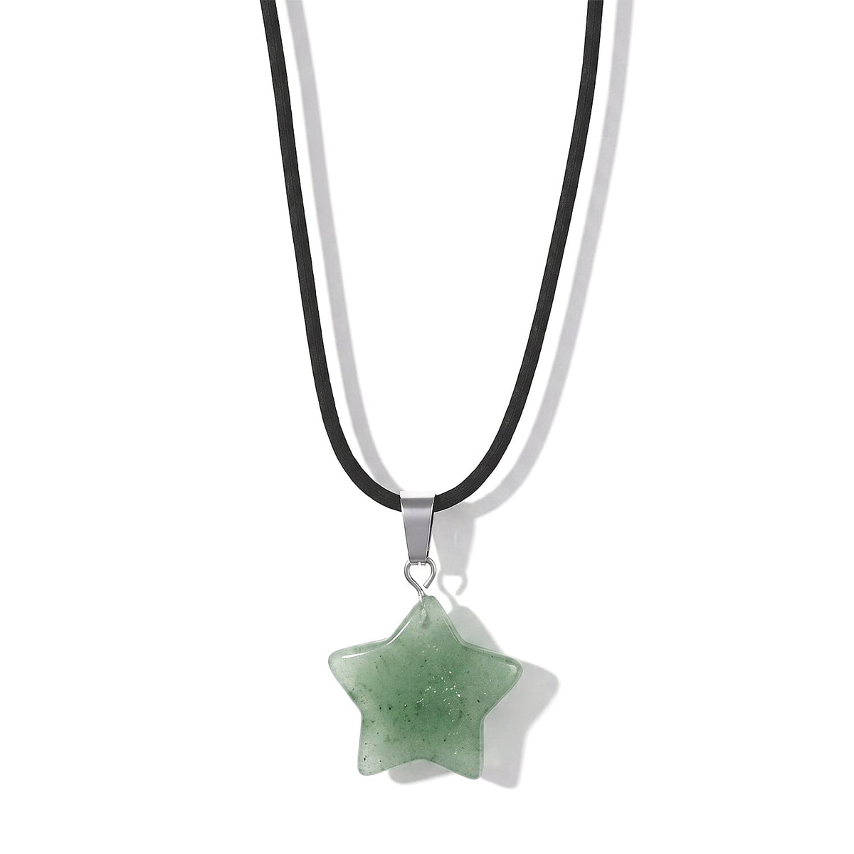 Unakite 25.00 ctw Pendant in Stainless Steel with Cord Necklace (Adjustable)
