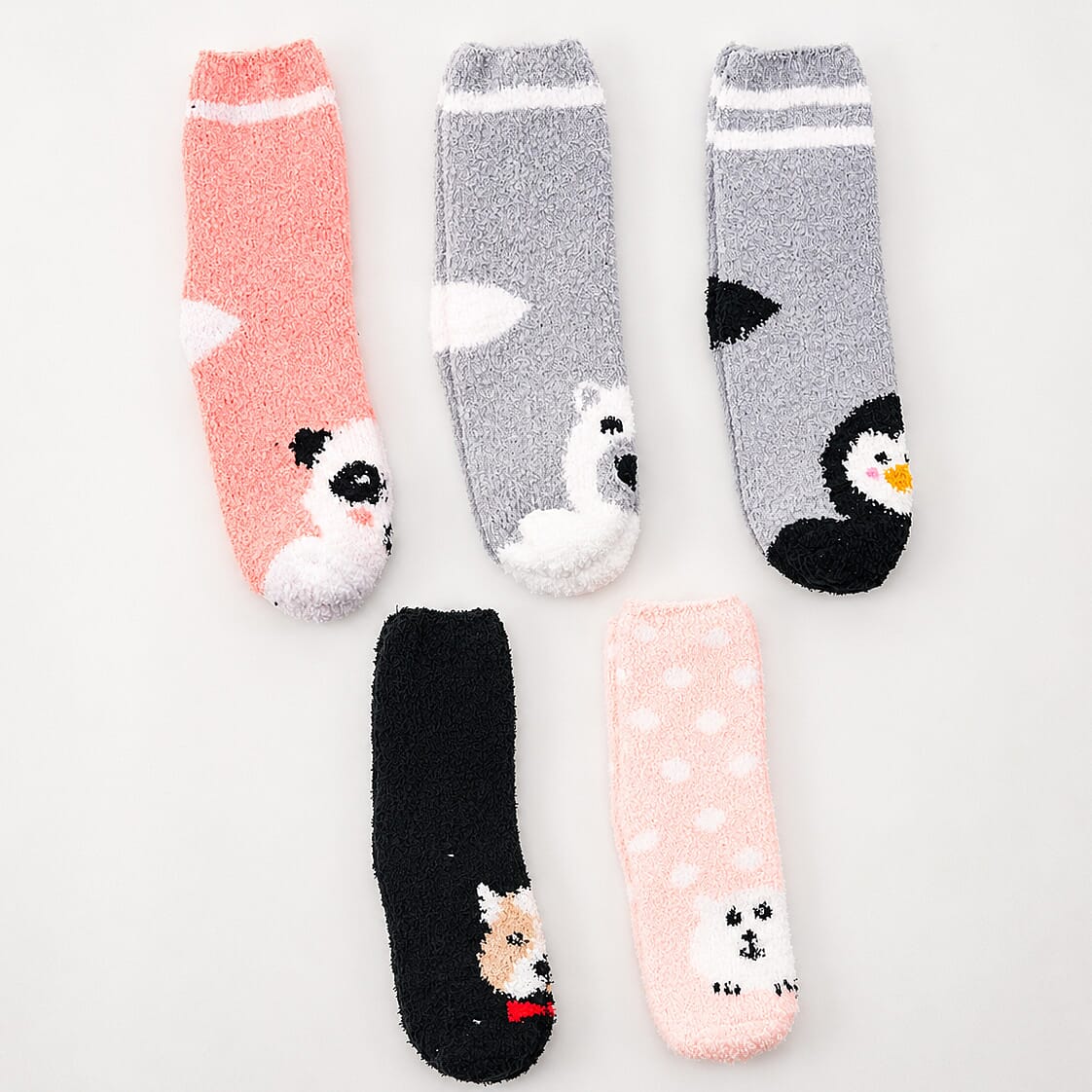 Tehee Multi Color Socks Set of 5 Size 9-10.