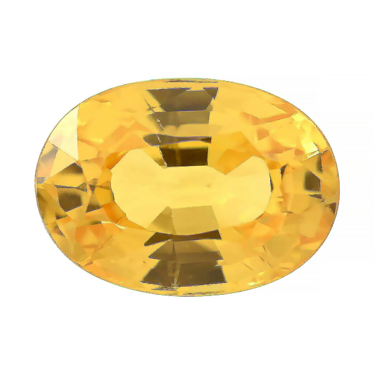 AAAA Yellow Sapphire (Ovl 8x6mm) 1.50 ctw