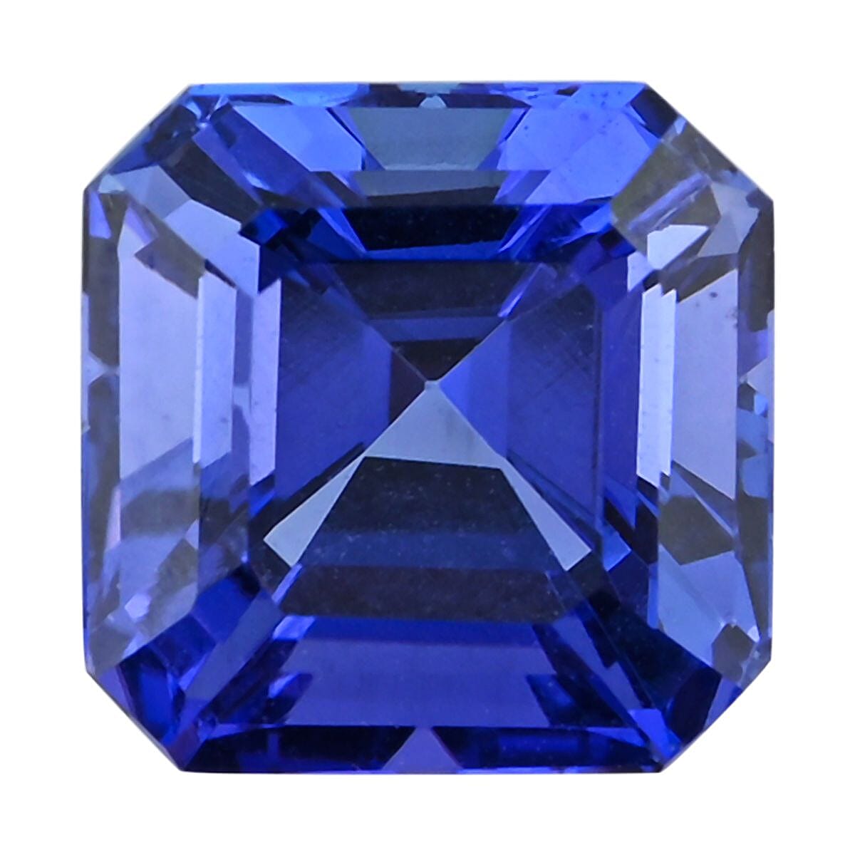 Asscher Cut AAAA Tanzanite (Sqr Free Size) 10.00 ctw