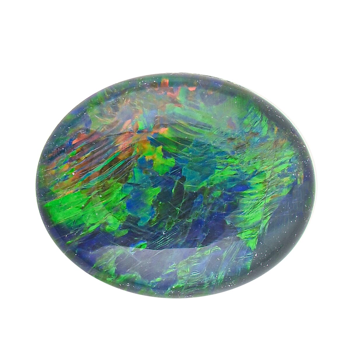 AAAA Australian Black Ridge Opal (Ovl Free Size) 2.00 ctw