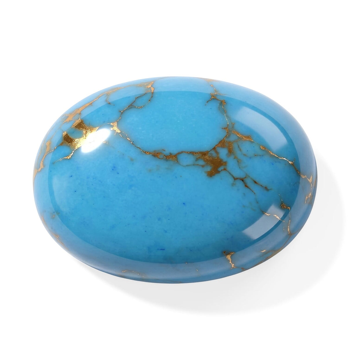 Blue Turquoise (Ovl 18x13 mm) 10.00 ctw