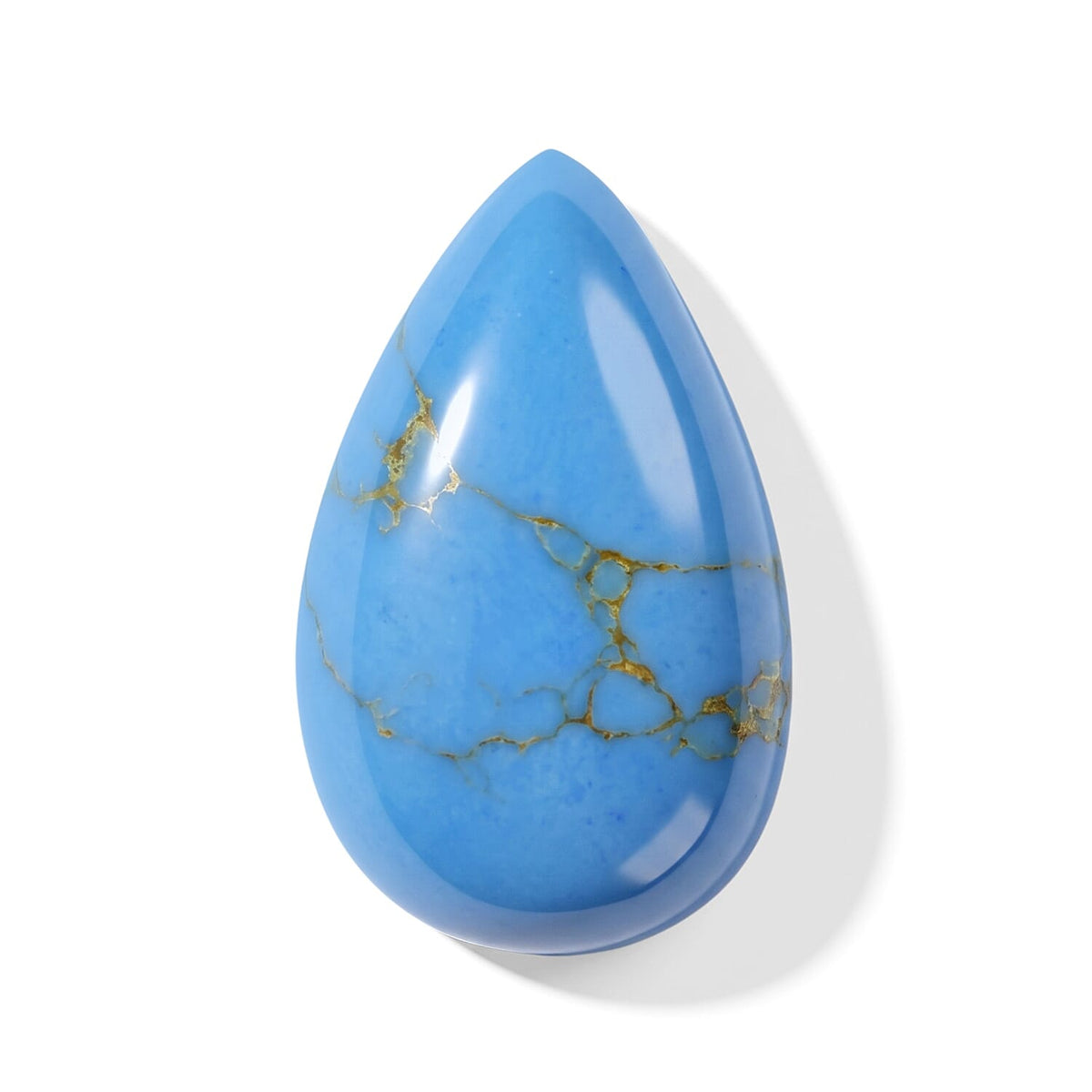 Blue Turquoise (Pear 16x10 mm) 4.68 ctw
