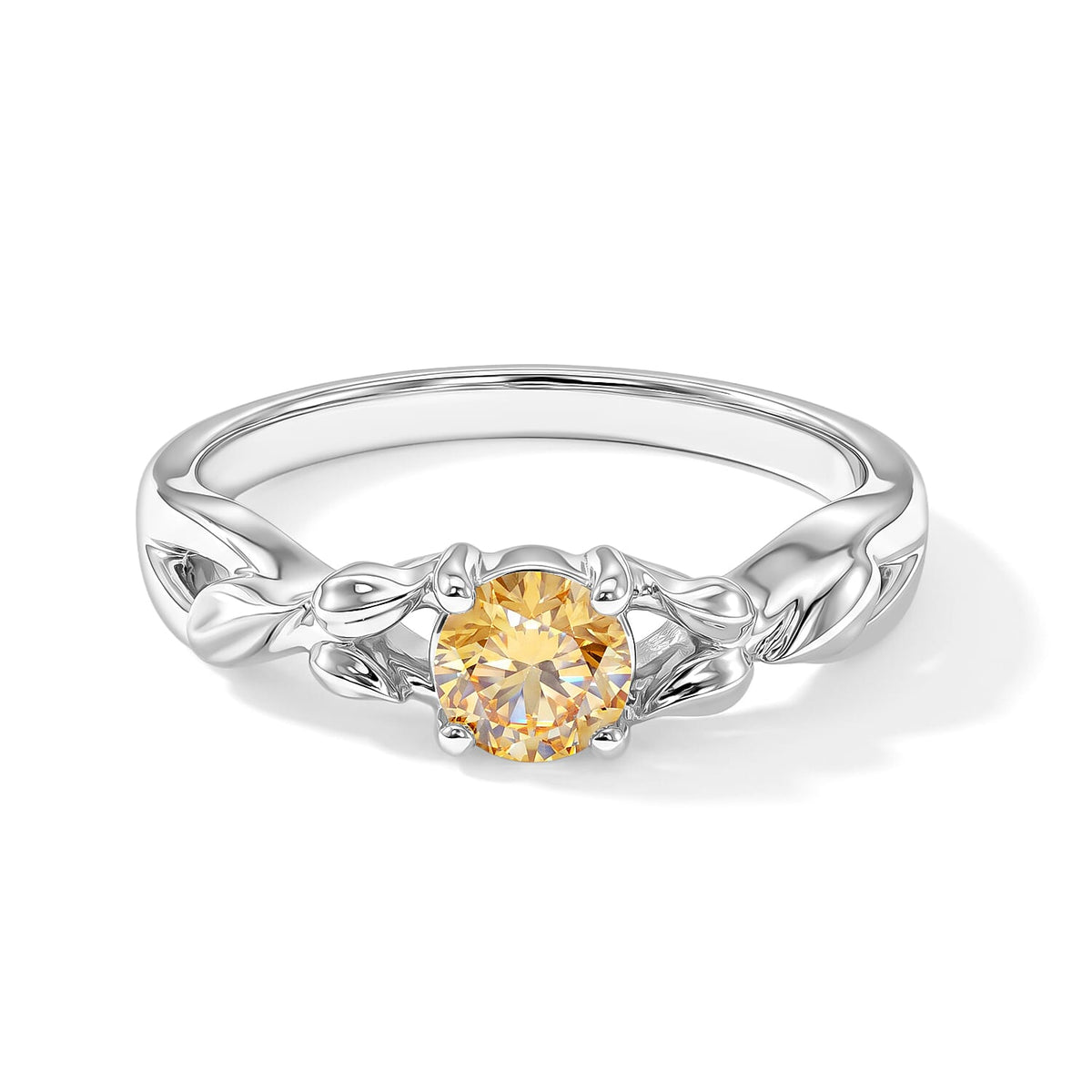 Brazilian Citrine 0.34 ctw Ring in Sterling Silver (Size 7.0)