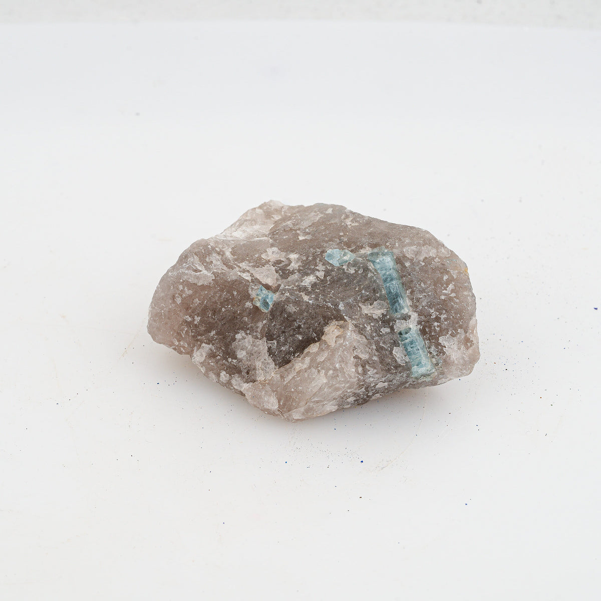 Natural Aquamarine in Quartz 1-2" Approx 565Ctw