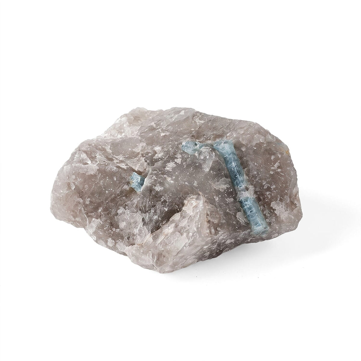 Natural Aquamarine in Quartz 1-2" Approx 565Ctw