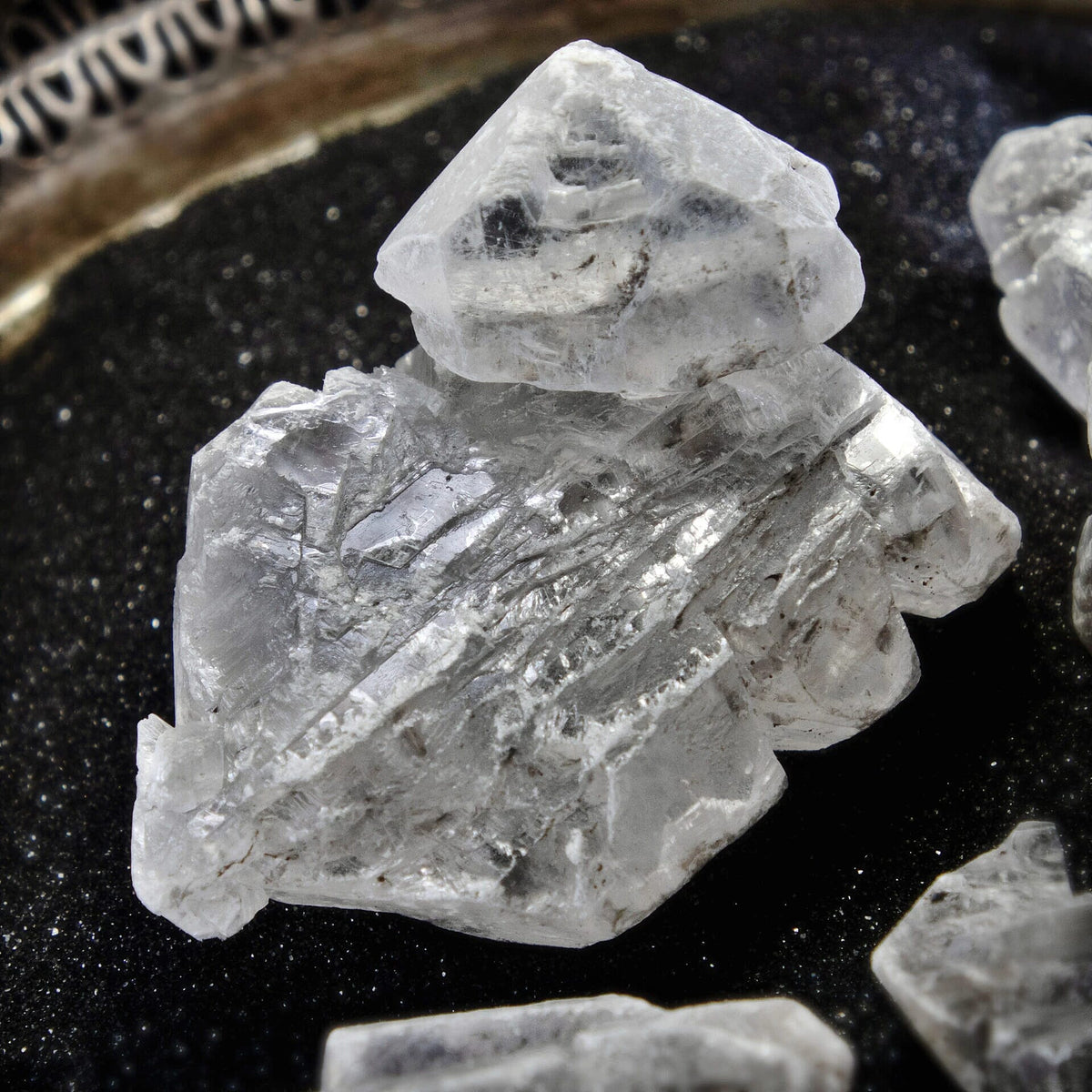 Free Form, Selenite from Zambia 1.5-2" 210 ctw