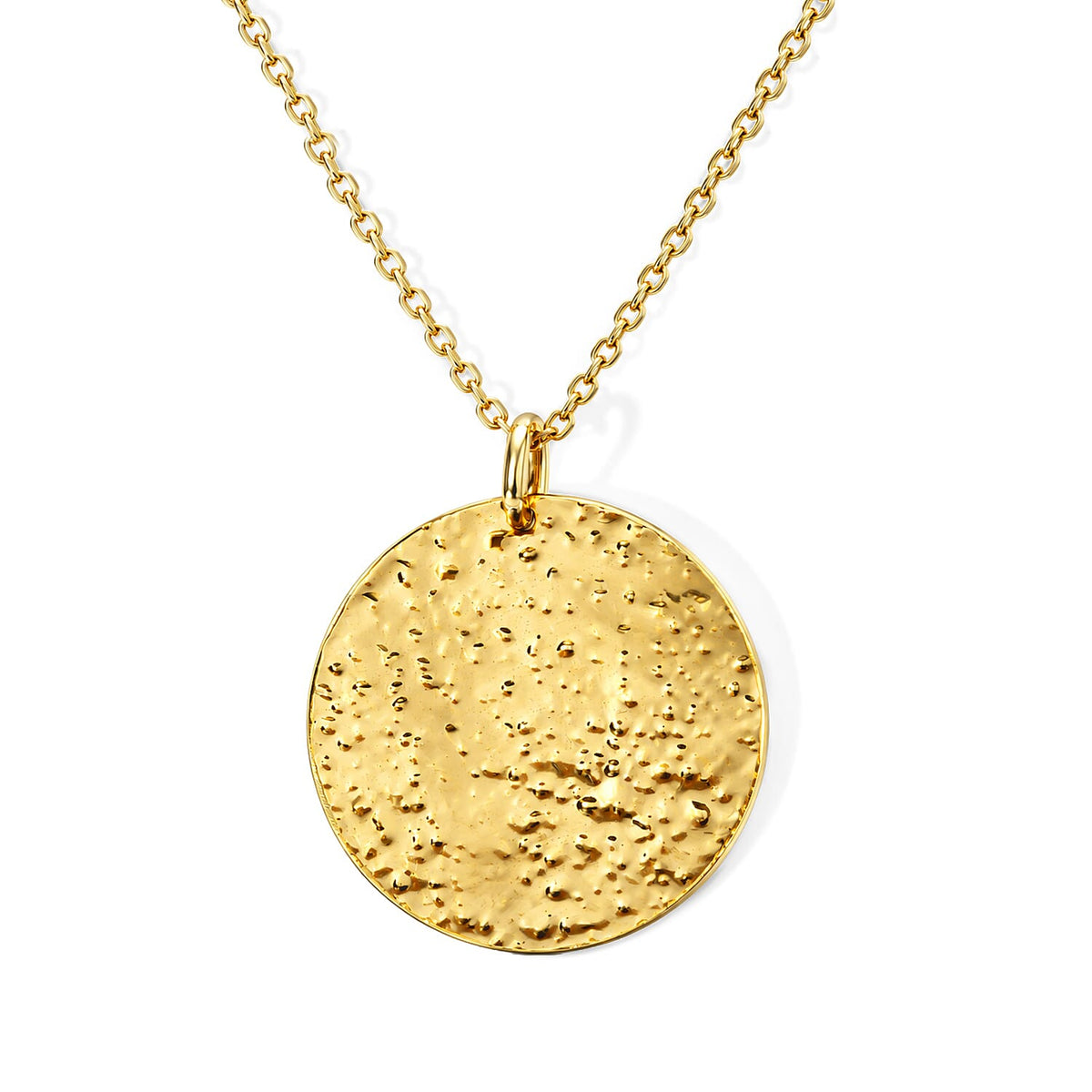 Handcrafted Filigree Pendant Necklace (18 Inches) in Goldtone