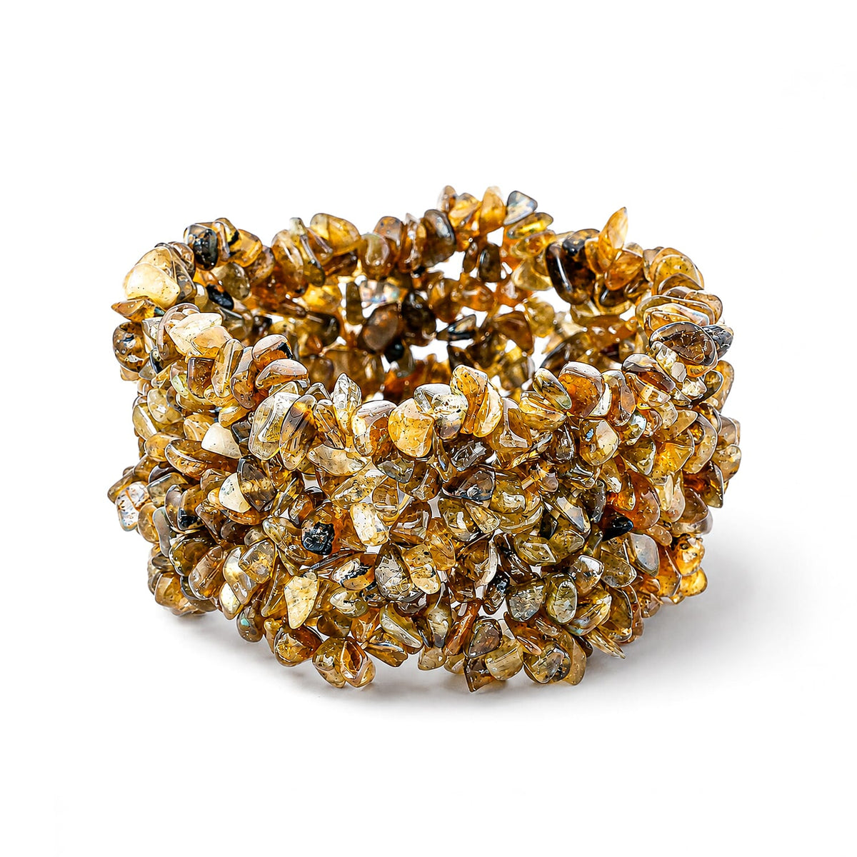Malagasy Labradorite 314.10 ctw Chips Stretch Bracelet (6.0-8.0In)
