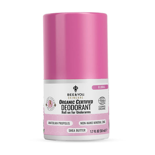 Bee & You Natural Propolis Roll-On Deodorant -Floral 1.7oz (Ships in 3-5 Days)