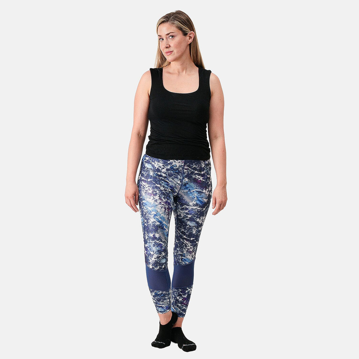 Nine West Ombre Brown Snake Leggins with Mesh - S