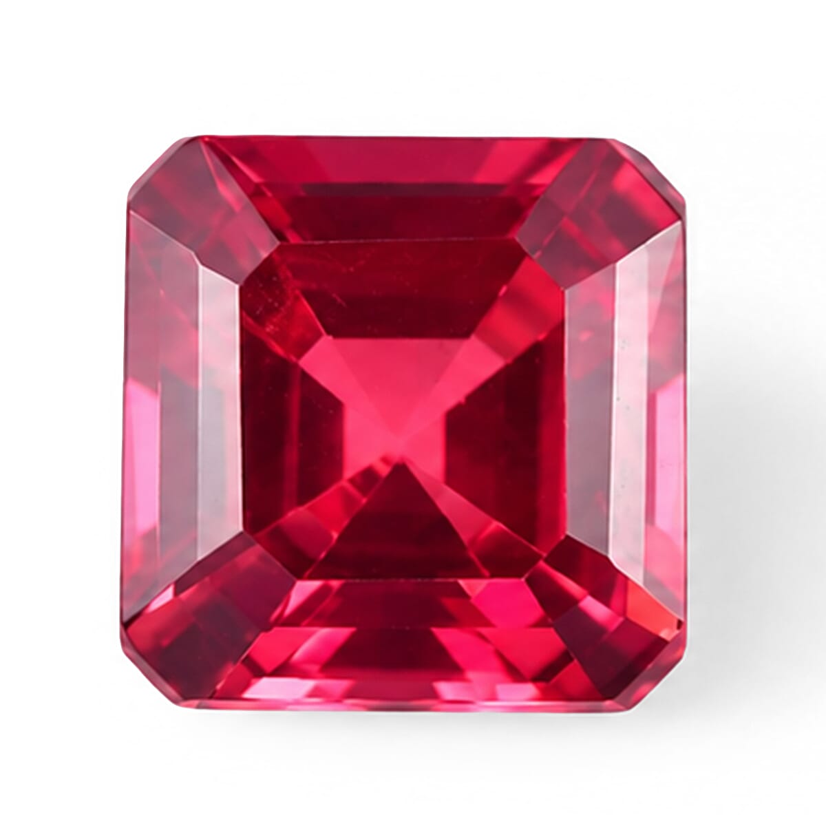 Lab Grown Padparadscha Sapphire (Oct 8x8 mm) 2.91 ctw