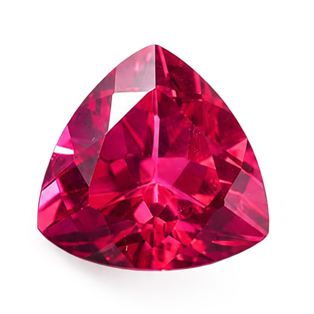 Lab Grown Padparadscha Sapphire (Trl 10 mm) 4.20 ctw