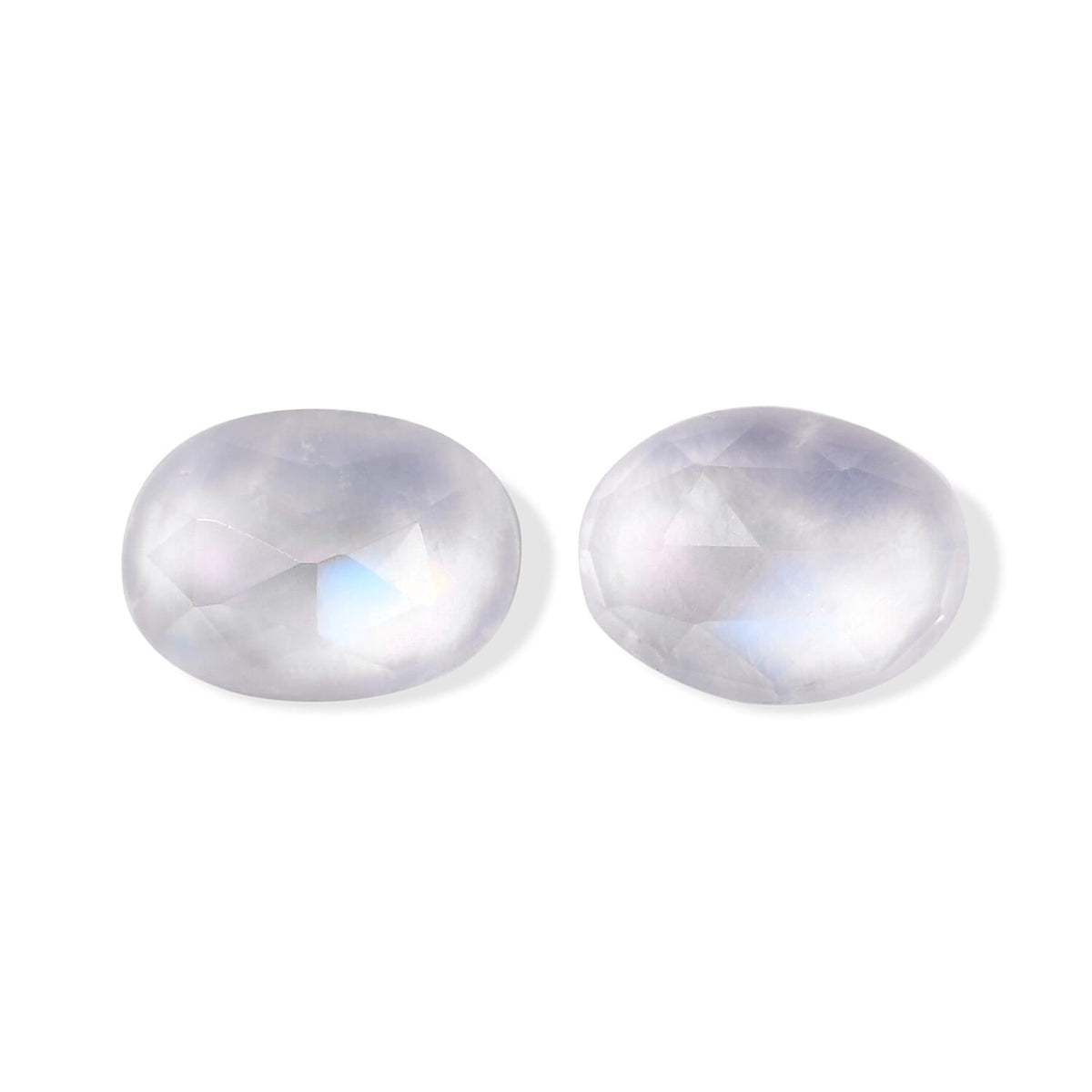AA Rainbow Moonstone Set of 2 (Ovl 8x6 mm) 2.12 ctw