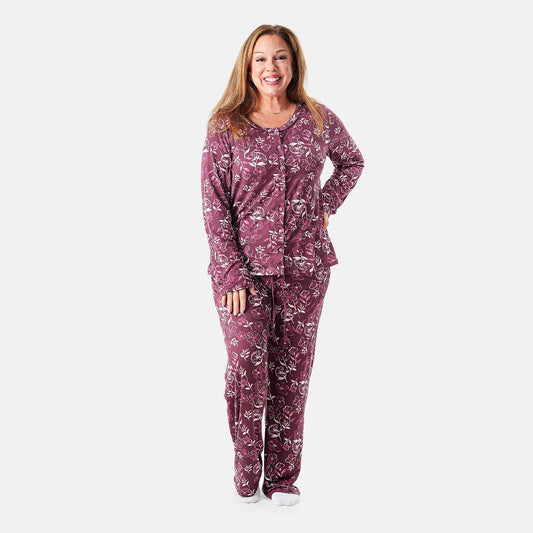 Amanda Paige Berry Print Pajama Set - M