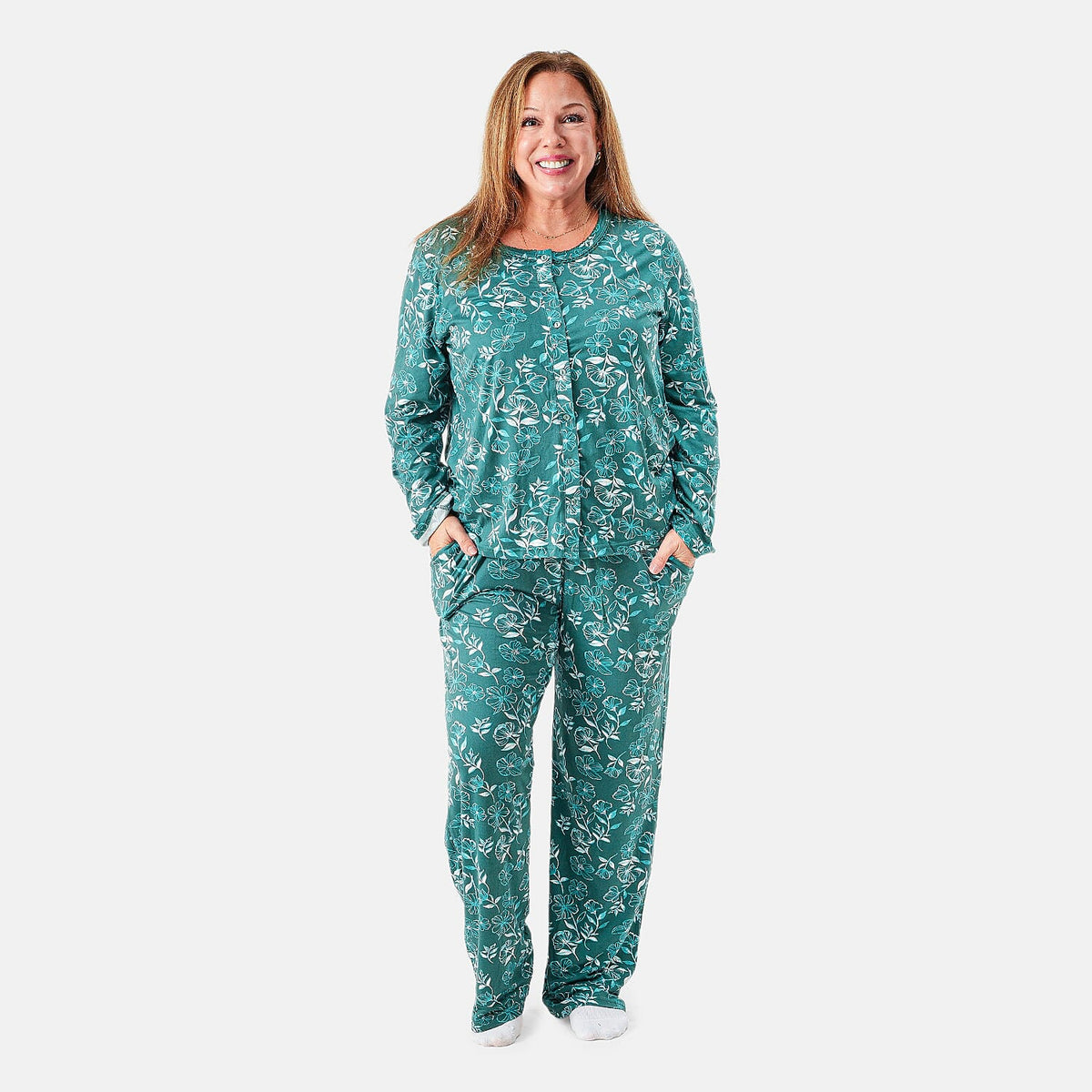 Amanda Paige Berry Print Pajama Set - M
