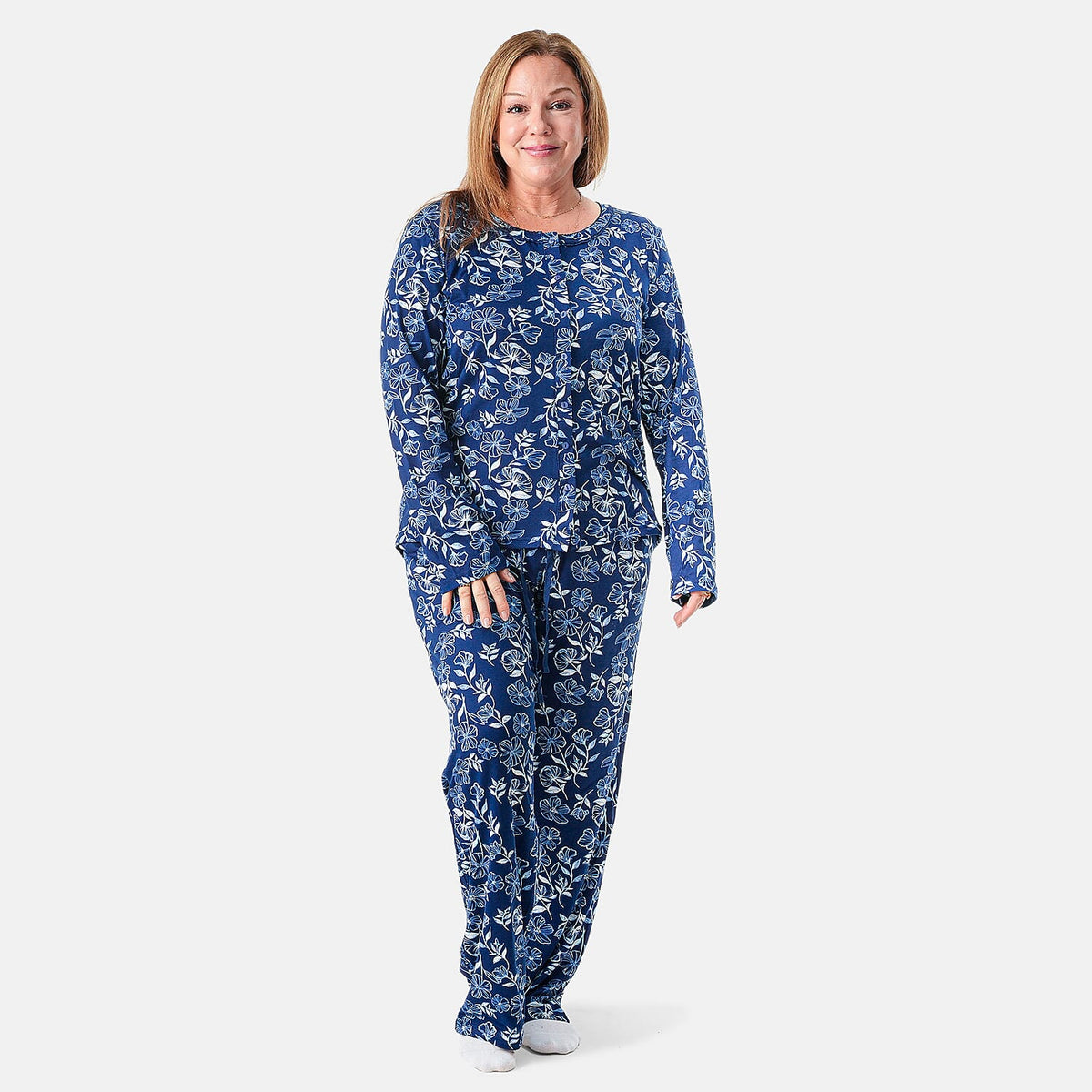 Amanda Paige Berry Print Pajama Set - M