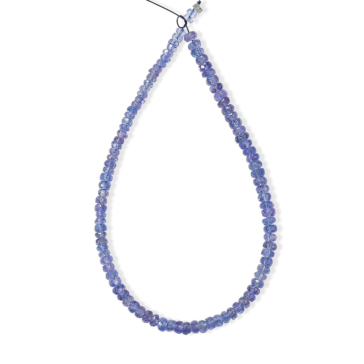 GCS Tanzanite Beaded Strand 28.00 ctw
